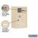 Salsbury Cell Phone Storage Locker - with Front Access Panel - 4 Door High Unit (8 Inch Deep Compartments) - 6 A Doors (5 usable) and 1 B Door - Sandstone - Surface Mounted - Master Keyed Locks
